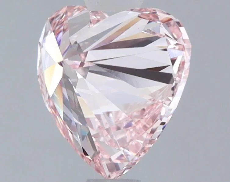 1.51ct Heart Lab Grown Diamond (Colour Fancy Vivid Pink, Clarity VS1, Uncertified)