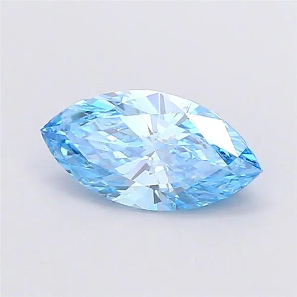 1.51ct Marquise Lab Grown Diamond (Colour Fancy Vivid Blue, Clarity VVS2, IGI Certified)
