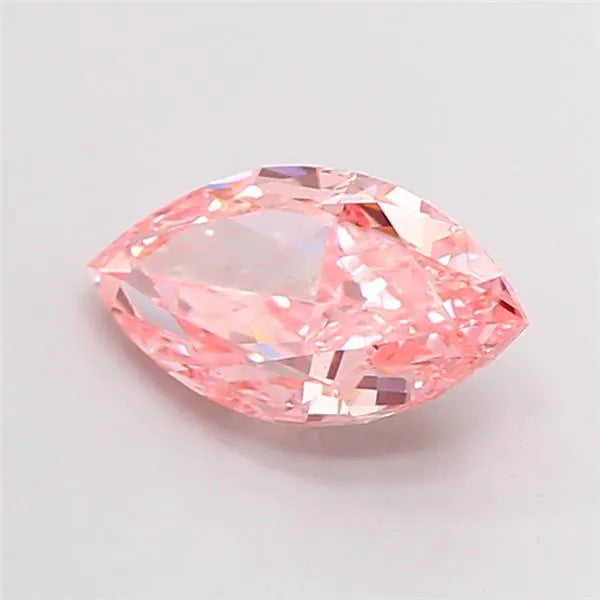 1.51ct Marquise Lab Grown Diamond (Colour Fancy Vivid Pink, Clarity VS1, IGI Certified)