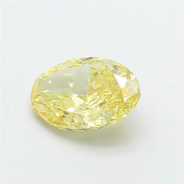1.51ct Oval Lab Grown Diamond (Colour Fancy Intense Yellow, Clarity VVS1, IGI Certified)