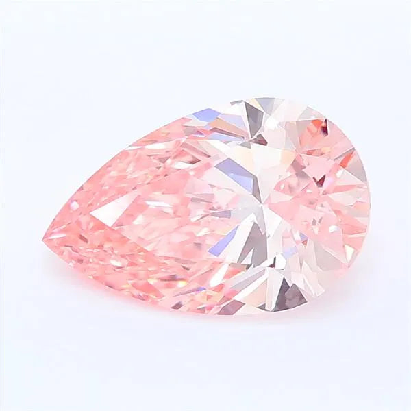 1.51ct Pear Lab Grown Diamond (Colour Fancy Intense Pink, Clarity VVS1, IGI Certified)