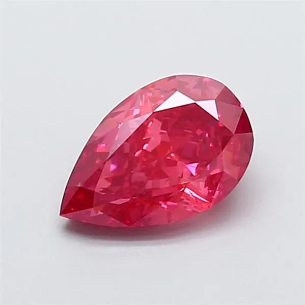 1.51ct Pear Lab Grown Diamond (Colour Fancy Vivid Pink, Clarity VS1, IGI Certified)