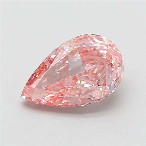 1.51ct Pear Lab Grown Diamond (Colour Fancy Vivid Pink, Clarity VVS2, IGI Certified)