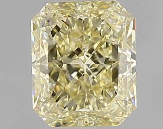 1.51ct Radiant Natural Diamond (Colour Fancy Light Yellow, Clarity VS1, GIA Certified)