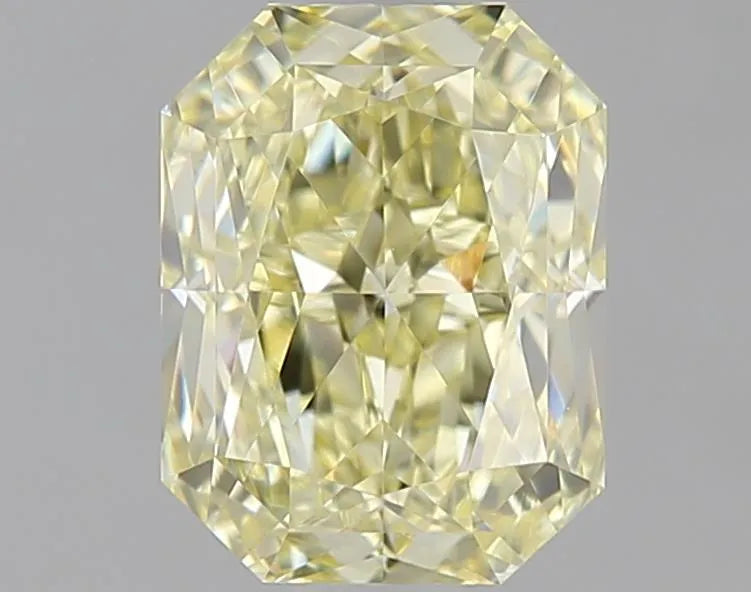 1.51ct Radiant Natural Diamond (Colour Fancy Light Yellow, Clarity VVS1, GIA Certified)