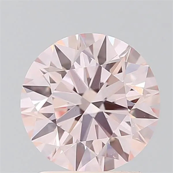 1.51ct Round Lab Grown Diamond (Colour Fancy Intense Pink, Clarity VVS2, Cut ID, IGI Certified)