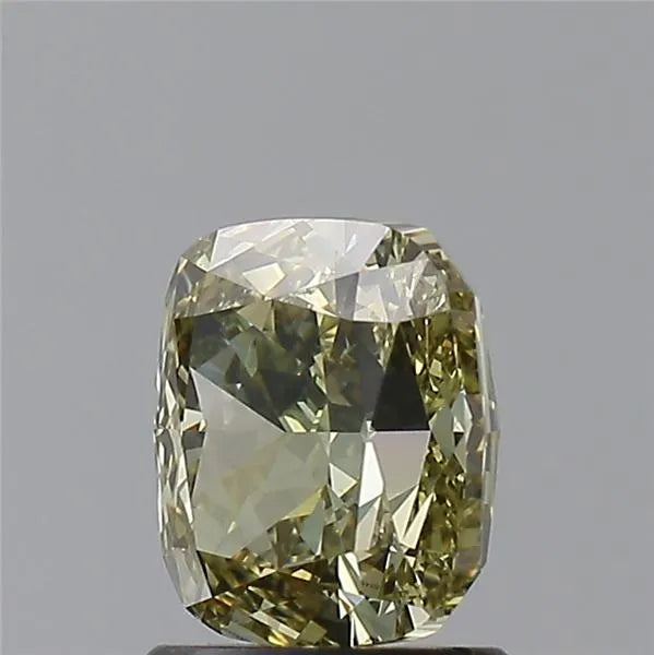1.52ct Cushion brilliant Natural Diamond (Colour Fancy Deep Yellow, Clarity VS2, GIA Certified)