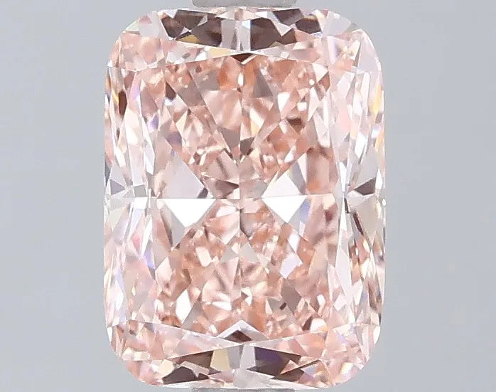 1.52ct Cushion modified Lab Grown Diamond (Colour Fancy Vivid Pink, Clarity VS1, IGI Certified)