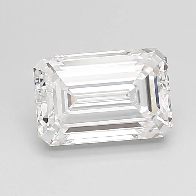 1.52ct Emerald Lab Grown Diamond (Colour D, Clarity VVS2, IGI Certified)