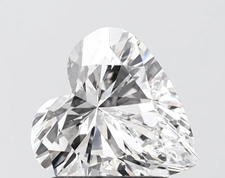 1.52ct Heart Lab Grown Diamond (Colour E, Clarity SI1, IGI Certified)
