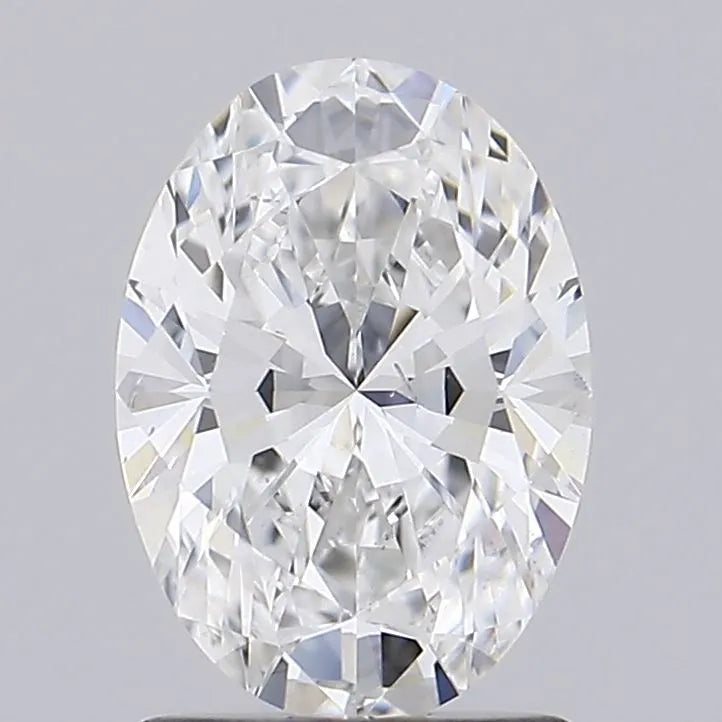1.52ct Oval Lab Grown Diamond (Colour E, Clarity SI1, Cut EX, GIA Certified)