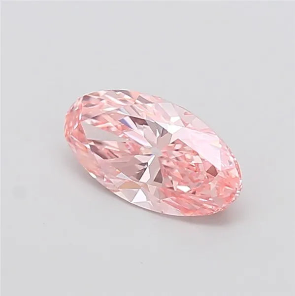 1.52ct Oval Lab Grown Diamond (Colour Fancy Vivid Pink, Clarity VS2, IGI Certified)