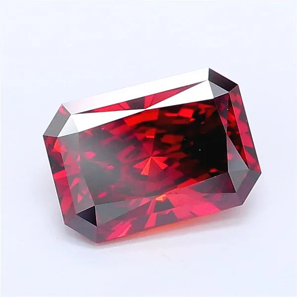 1.52ct Radiant Lab Grown Diamond (Colour Fancy Deep Orange, Clarity VS1, IGI Certified)