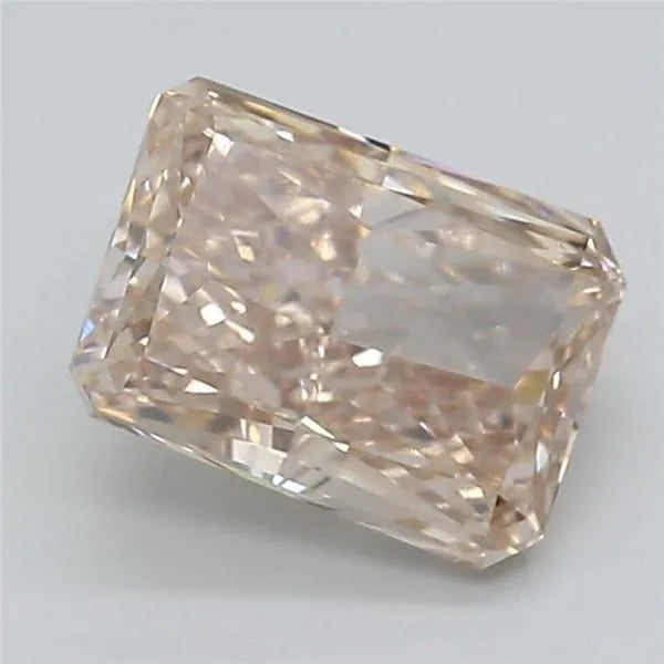 1.52ct Radiant Lab Grown Diamond (Colour Very Light Brown, Clarity VVS2, IGI Certified)