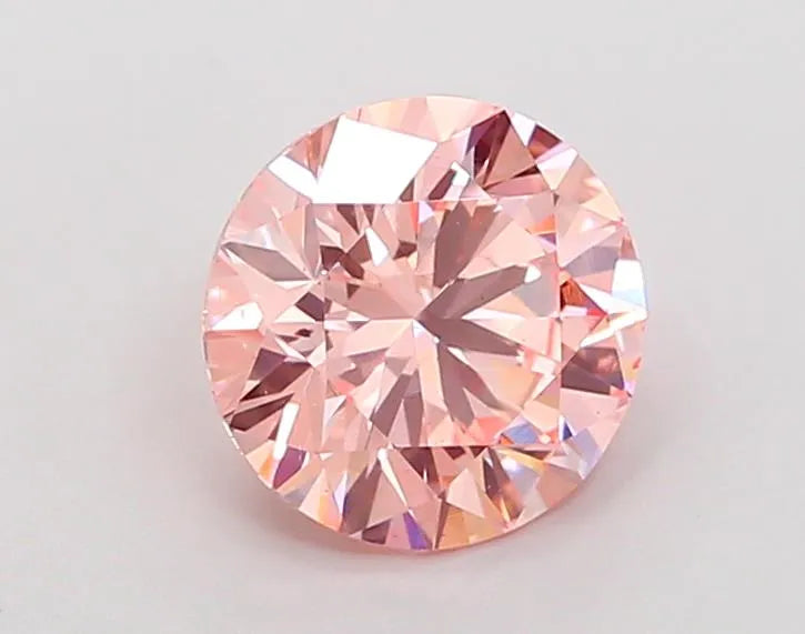 1.52ct Round Lab Grown Diamond (Colour Fancy Intense Pink, Clarity SI1, Cut VG, IGI Certified)