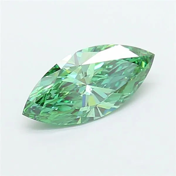 1.53ct Marquise Lab Grown Diamond (Colour Fancy Vivid Green, Clarity VS1, IGI Certified)