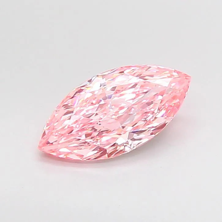 1.53ct Marquise Lab Grown Diamond (Colour Fancy Vivid Pink, Clarity VVS2, IGI Certified)