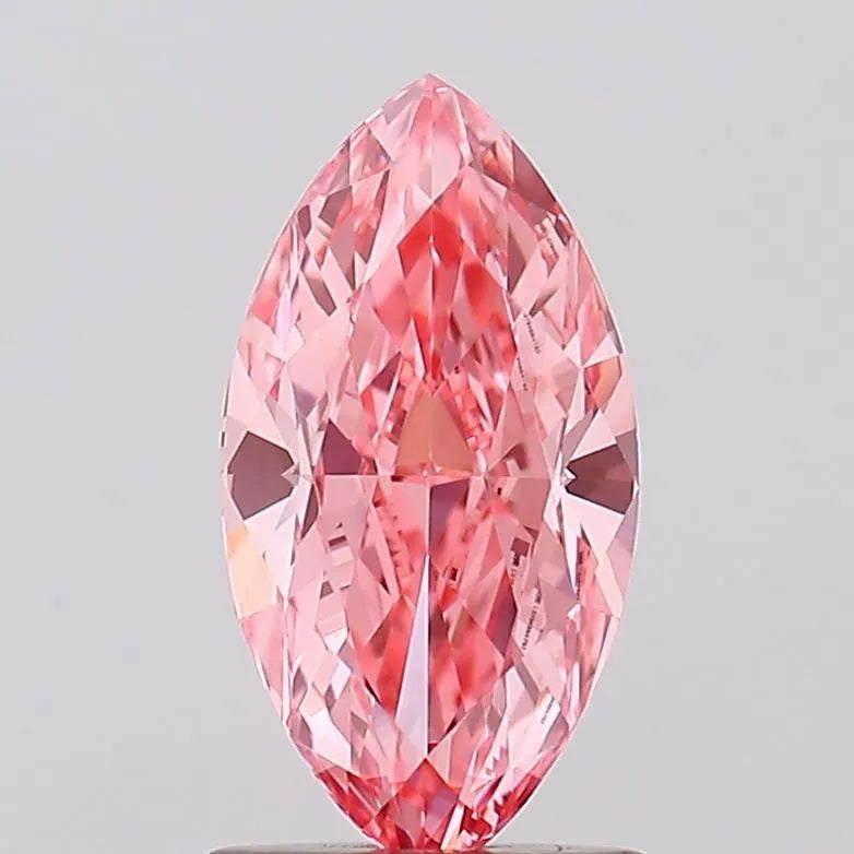 1.53ct Marquise Lab Grown Diamond (Colour Fancy Vivid Pink, Clarity VVS2, IGI Certified)