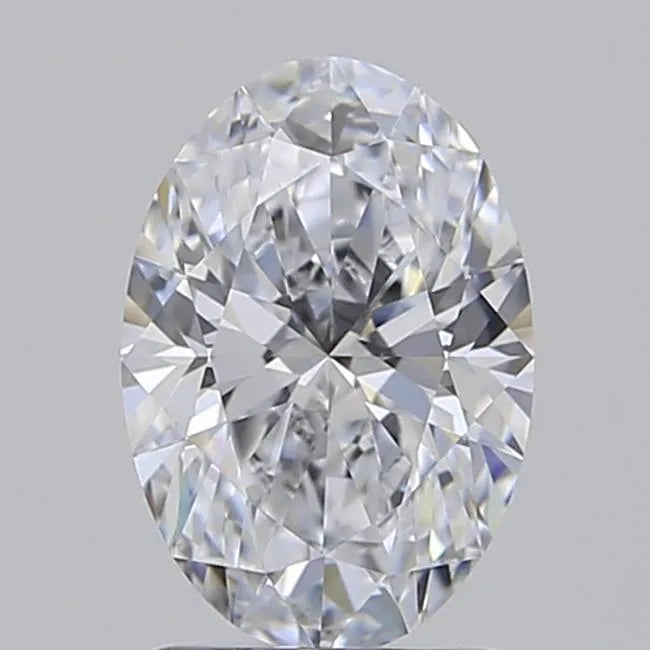 1.53ct Oval Lab Grown Diamond (Colour D, Clarity IF, Cut EX, GIA Certified)