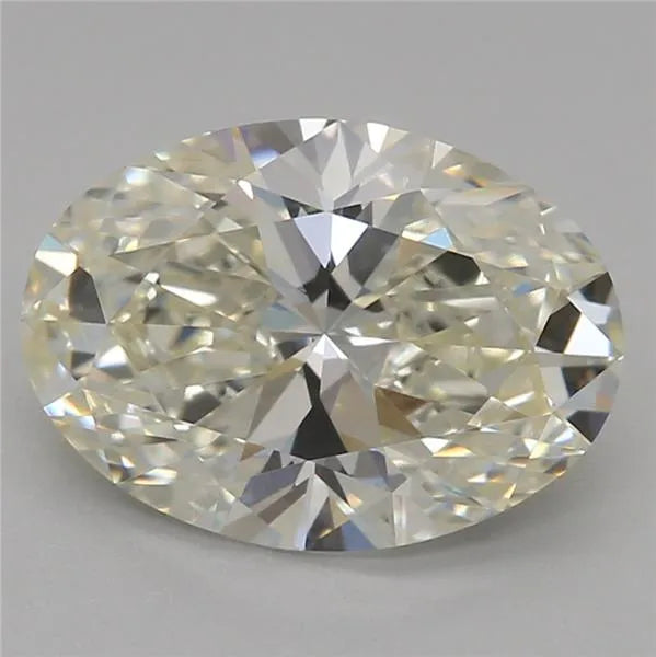 1.53ct Oval Lab Grown Diamond (Colour K, Clarity VVS2, Cut EX, IGI Certified)