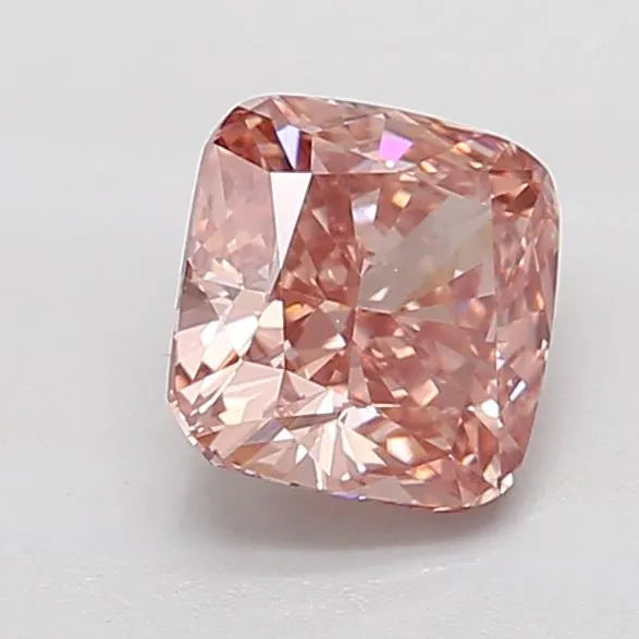 1.54ct Cushion modified Lab Grown Diamond (Colour Fancy Pinkish Brown, Clarity VVS2, IGI Certified)