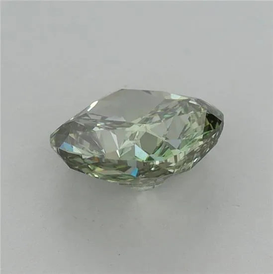 1.54ct Cushion modified Lab Grown Diamond (Colour Fancy Vivid Green, Clarity VS1, IGI Certified)