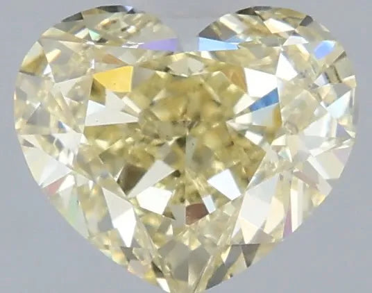 1.54ct Heart Lab Grown Diamond (Colour Fancy Light Yellow, Clarity VS1, IGI Certified)
