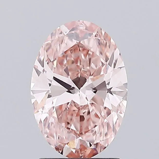 1.54ct Oval Lab Grown Diamond (Colour Fancy Intense Pink, Clarity SI1, IGI Certified)