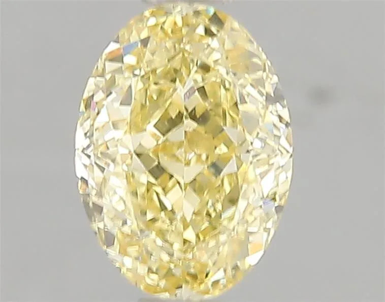 1.54ct Oval Lab Grown Diamond (Colour Fancy Intense Yellow, Clarity VVS2, IGI Certified)