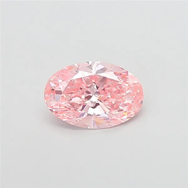 1.54ct Oval Lab Grown Diamond (Colour Fancy Vivid Pink, Clarity VS2, IGI Certified)