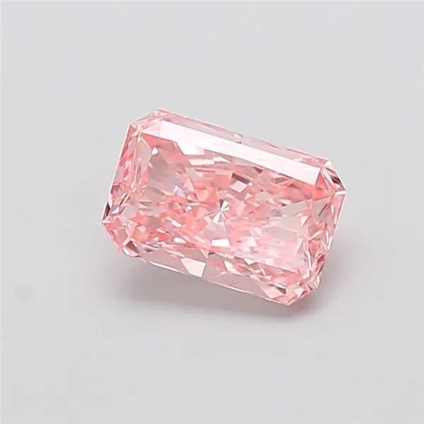 1.54ct Radiant Lab Grown Diamond (Colour Fancy Vivid Pink, Clarity VS2, IGI Certified)