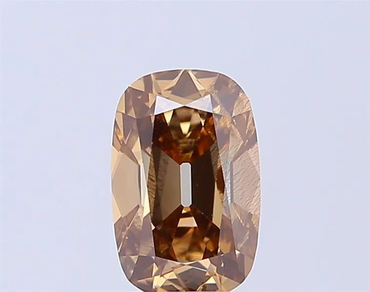 1.55ct Cushion brilliant Lab Grown Diamond (Colour Fancy Brown, Clarity SI2, IGI Certified)