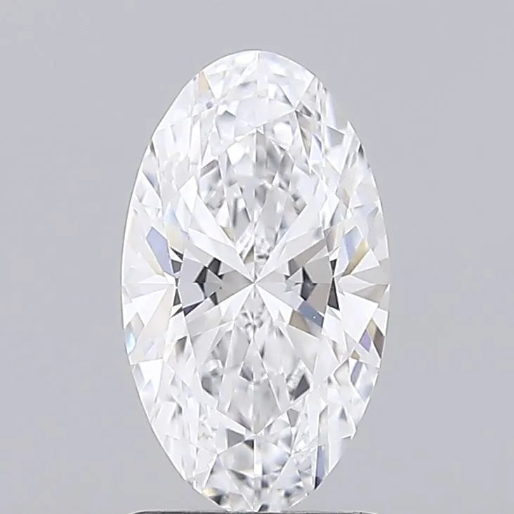 1.55ct Oval Lab Grown Diamond (Colour D, Clarity VVS1, IGI Certified)