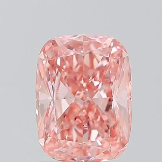 1.56ct Cushion modified Lab Grown Diamond (Colour Fancy Vivid Pink, Clarity VS2, IGI Certified)