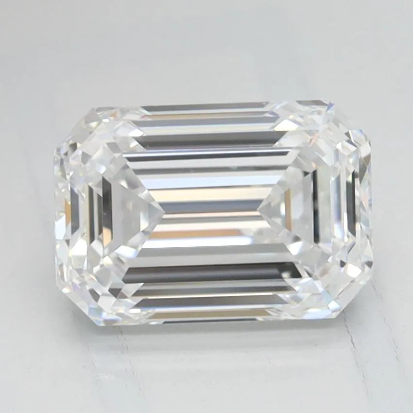 1.56ct Emerald Lab Grown Diamond (Colour D, Clarity IF, IGI Certified)