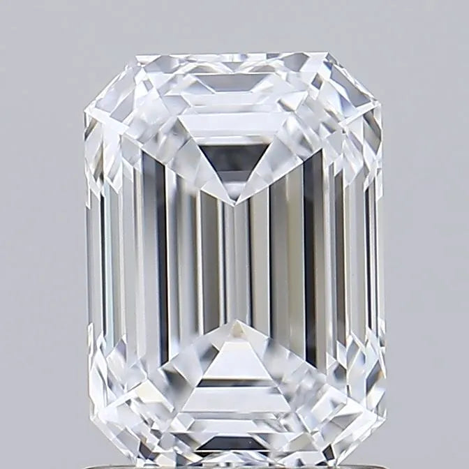 1.56ct Emerald Lab Grown Diamond (Colour E, Clarity IF, IGI Certified)