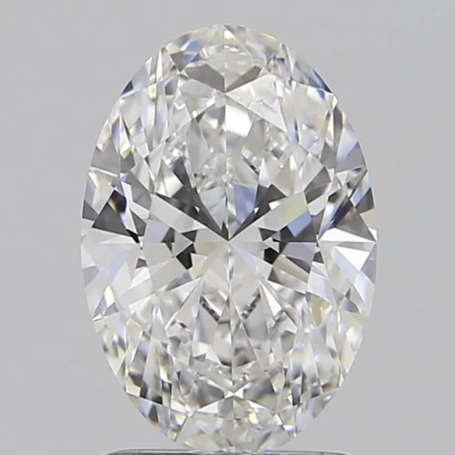1.56ct Oval Lab Grown Diamond (Colour D, Clarity IF, Cut EX, GIA Certified)