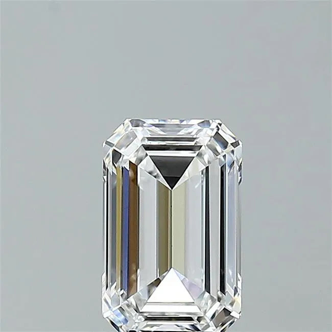 1.57ct Emerald Lab Grown Diamond (Colour D, Clarity IF, IGI Certified)