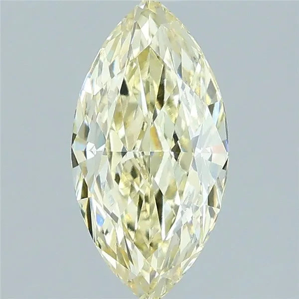 1.57ct Marquise Lab Grown Diamond (Colour Fancy Light Yellow, Clarity VVS2, IGI Certified)