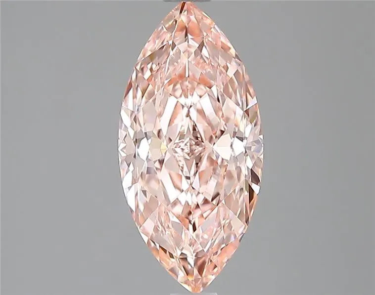 1.57ct Marquise Lab Grown Diamond (Colour Fancy Vivid Pink, Clarity VVS1, IGI Certified)