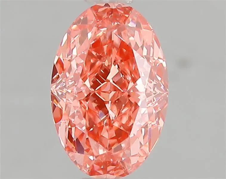 1.57ct Oval Lab Grown Diamond (Colour Fancy Vivid Pink, Clarity VS1, IGI Certified)