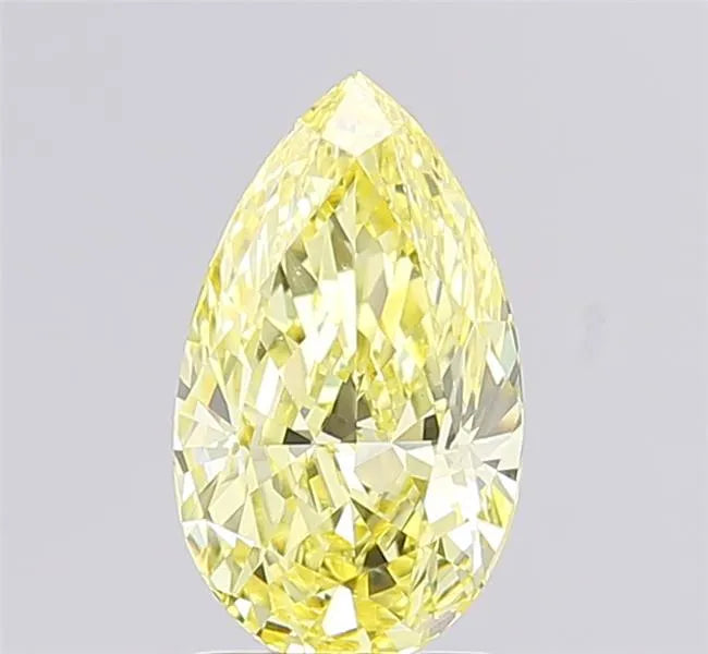 1.57ct Pear Lab Grown Diamond (Colour Fancy Yellow, Clarity VS1, IGI Certified)
