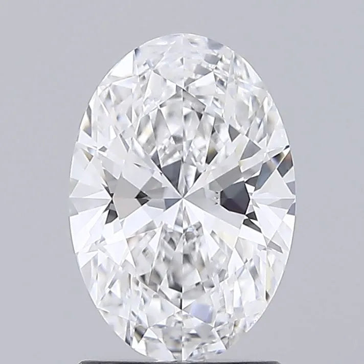 1.58ct Oval Lab Grown Diamond (Colour D, Clarity IF, IGI Certified)