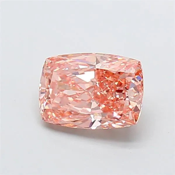 1.59ct Cushion modified Lab Grown Diamond (Colour Fancy Intense Brownish Pink, Clarity VS1, IGI Certified)