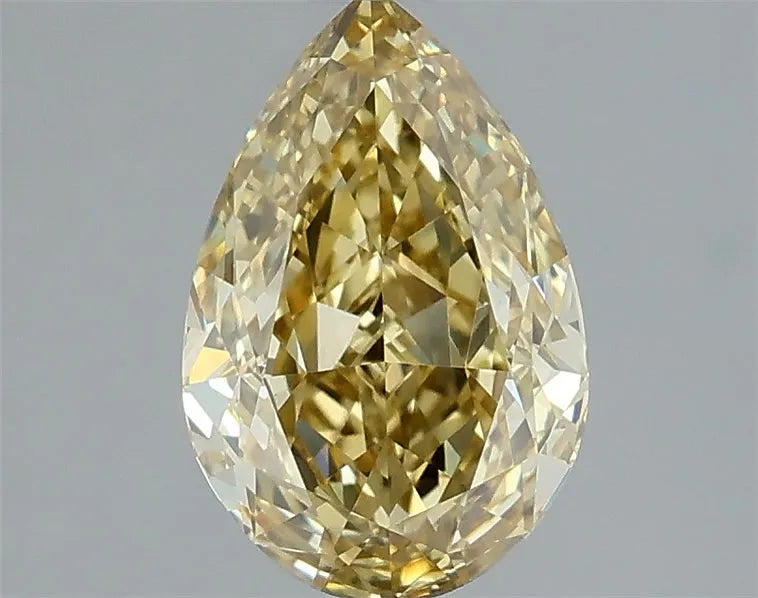 1.59ct Pear Lab Grown Diamond (Colour Fancy Intense Yellow, Clarity VVS2, IGI Certified)