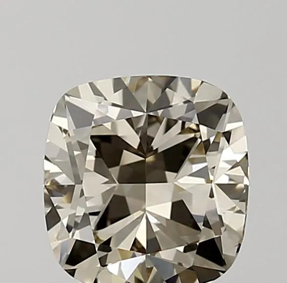 1.60ct Cushion brilliant Natural Diamond (Colour Fancy Light Brown, Clarity VS1, GIA Certified)