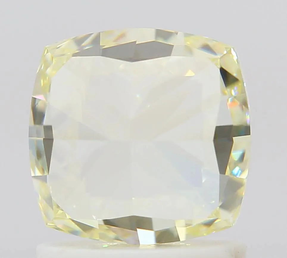 1.60ct Cushion brilliant Natural Diamond (Colour Fancy Light Yellow, Clarity VS1, GIA Certified)