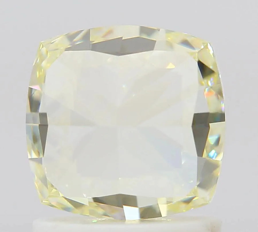 1.60ct Cushion brilliant Natural Diamond (Colour Fancy Light Yellow, Clarity VS1, GIA Certified)