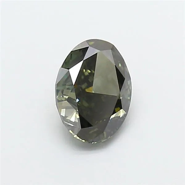 1.60ct Oval Lab Grown Diamond (Colour Fancy Gray Green, Clarity VVS1, IGI Certified)