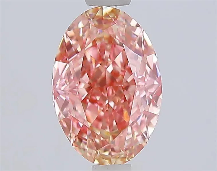 1.60ct Oval Lab Grown Diamond (Colour Fancy Vivid Pink, Clarity VVS2, IGI Certified)